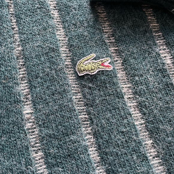 Lacoste Chemise Vintage Mens Wool Cardigan - Picture 7 of 9